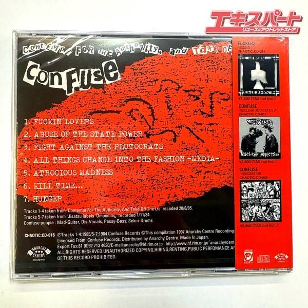 未開封品】CONFUSE☆CONTEMPT FOR THE AUTHORITY 九州パンクgauze gism