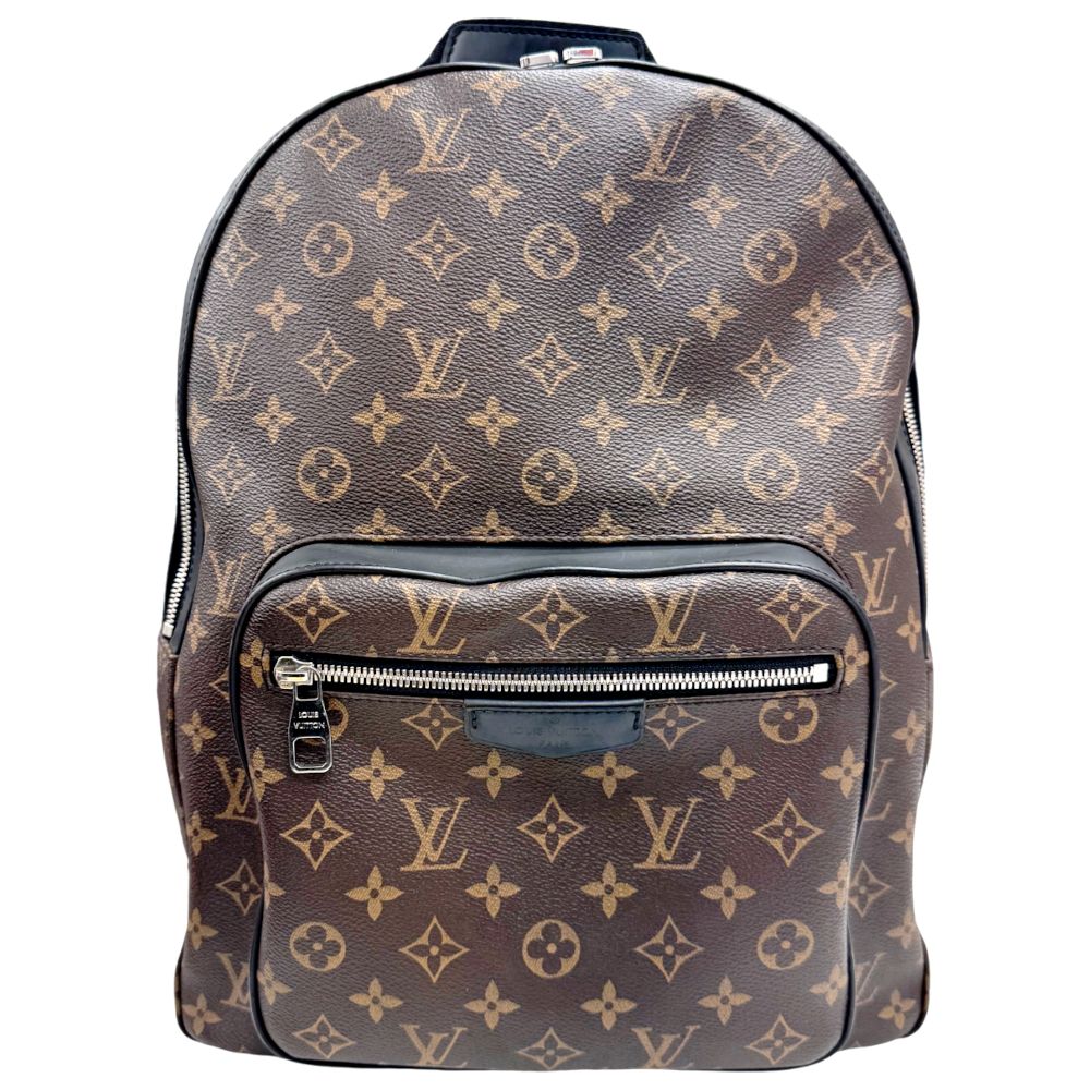 【中古】LOUIS VUITTON ルイ ヴィトン ジョッシュ M41530 TJ5106 モノグラム モノグラムマカサー リュック デイパック バックパック メンズ お洒落 人気 ブラウン ブラック お出掛け 【ブランドギャラリー心斎橋店】
