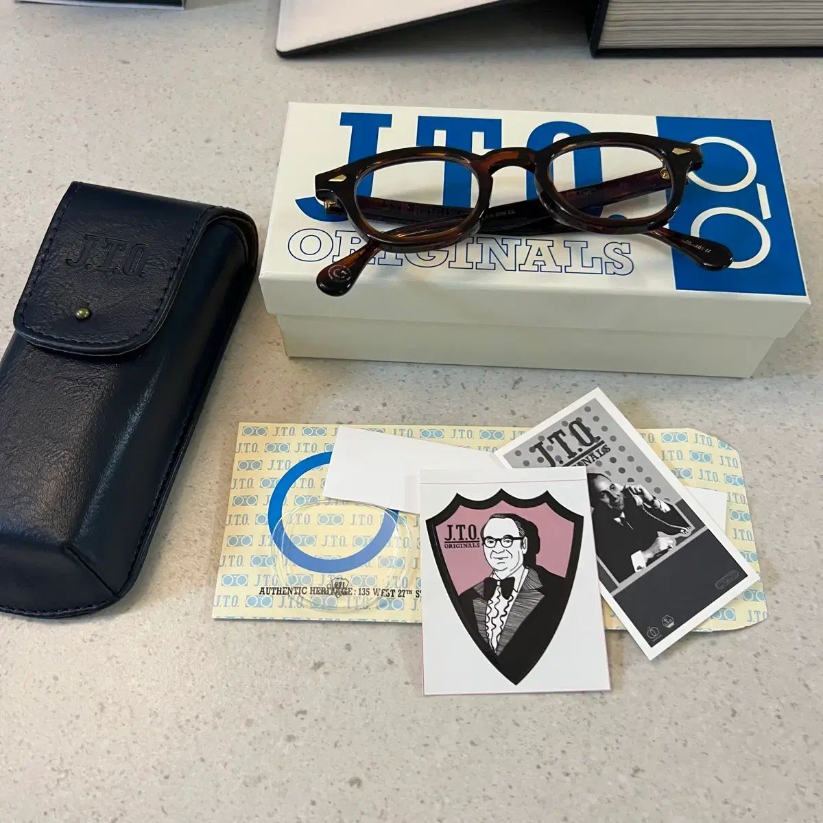JULIUS TART OPTICAL JTO AR デミアンバー 44-22