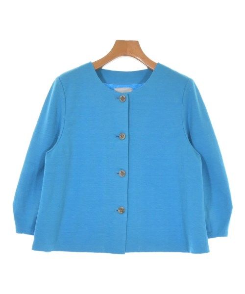 KENLAND LINEN ノーカラージャケット レディース 【古着】【中古】【送料無料】