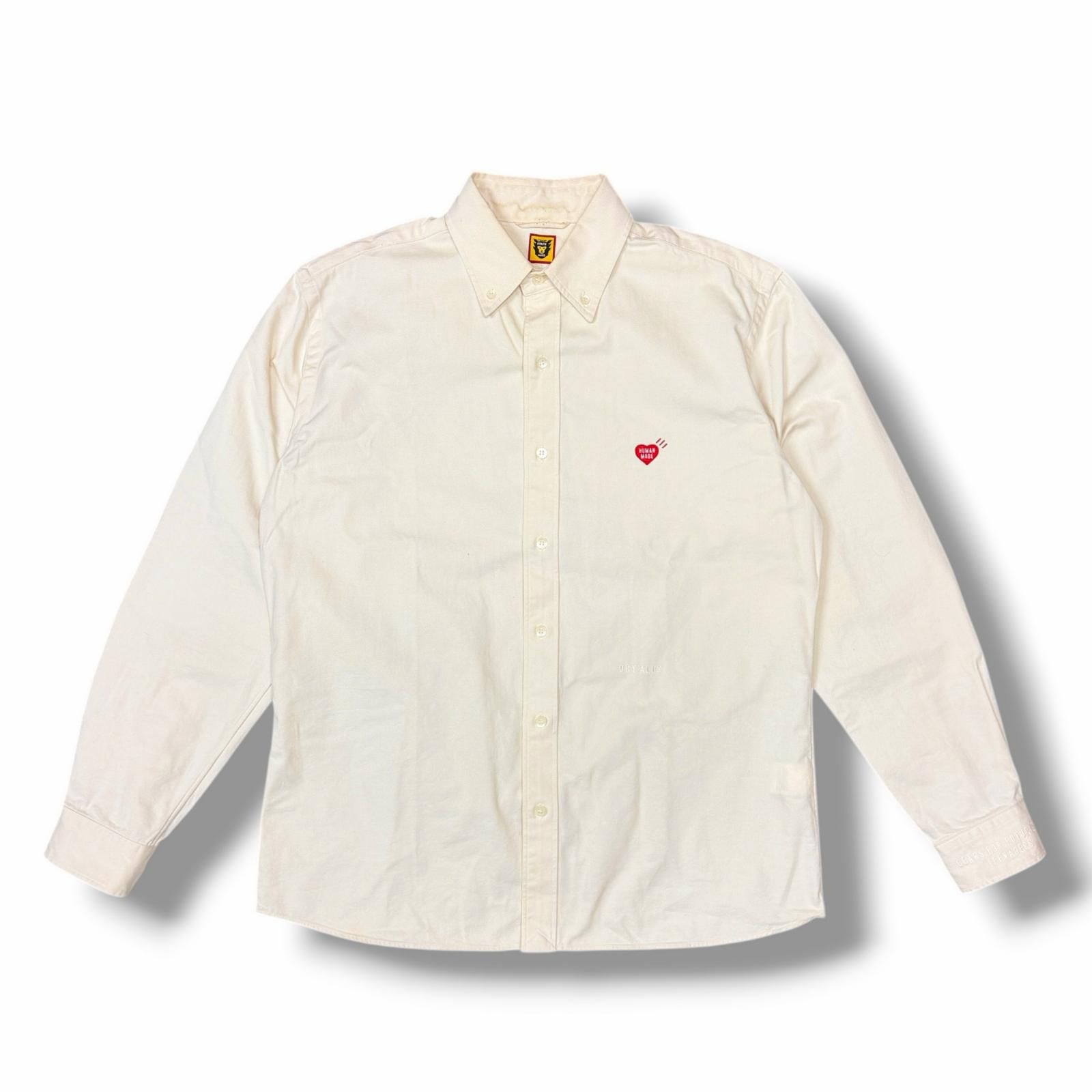 HUMAN MADE OXFORD BD SHIRT ハートワッペンオックスフォードボタン