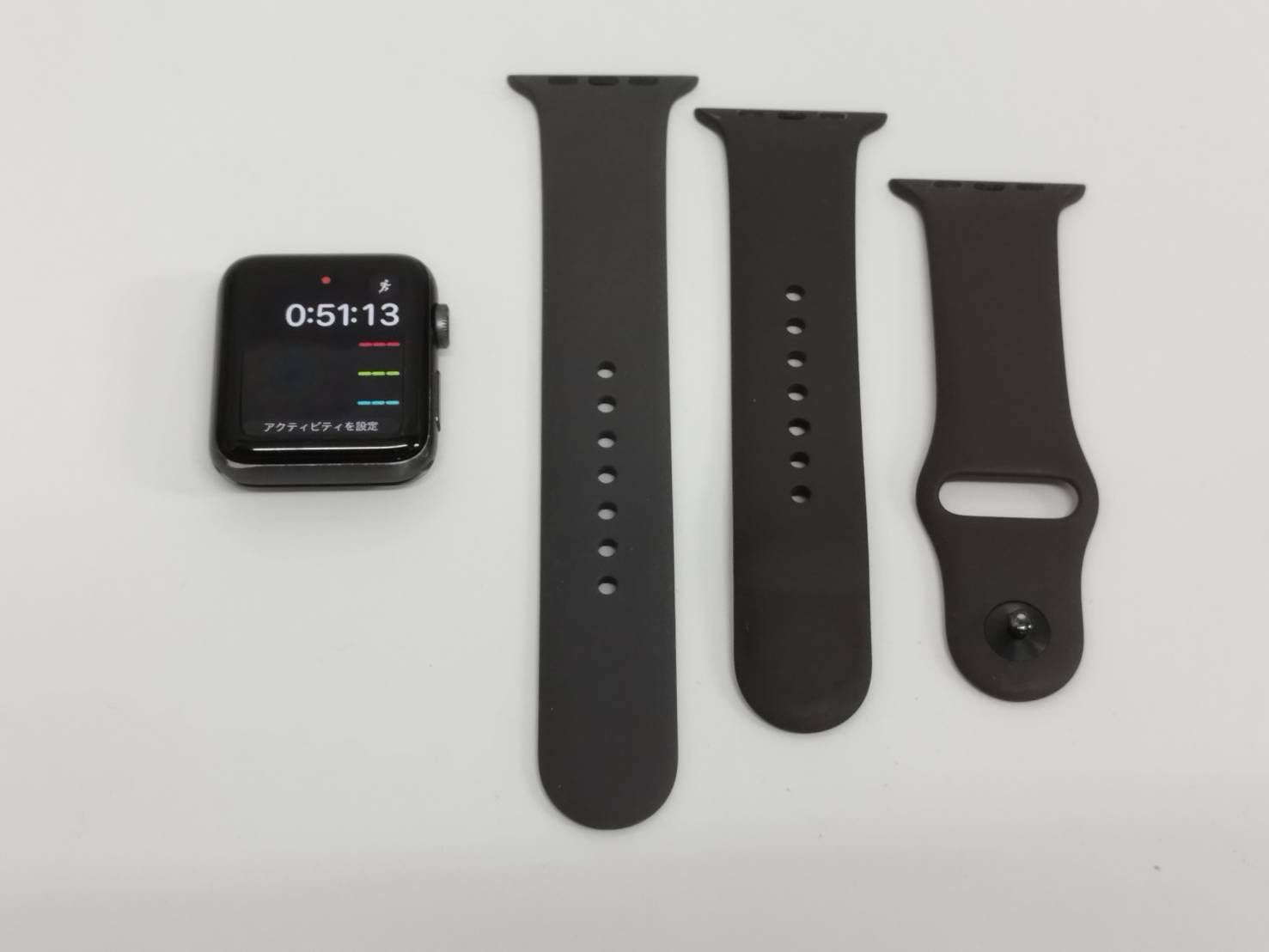Apple Watch S3 42mm スペースグレー バッテリー96% - メルカリ