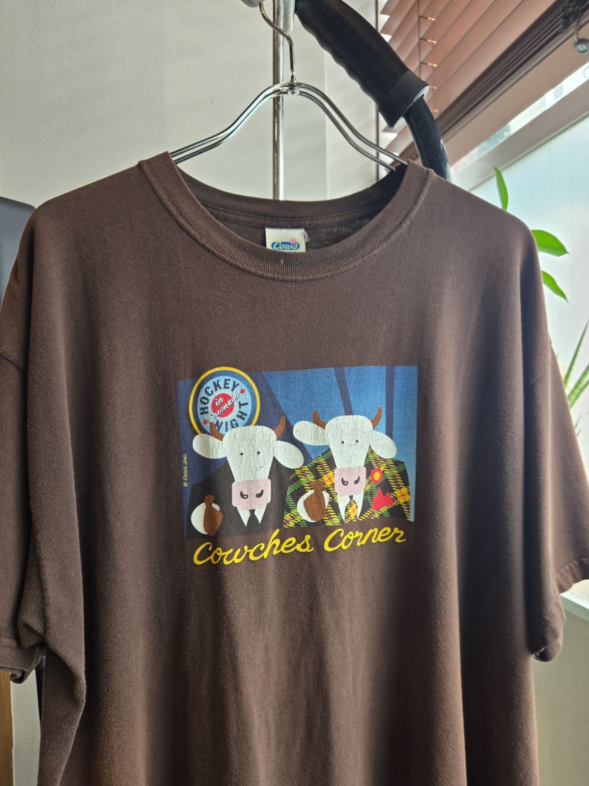 1990's~ COWS　T-Shirt　SIZE : XL　アイスクリーム　カナダ　牛　アート　Tシャツ
