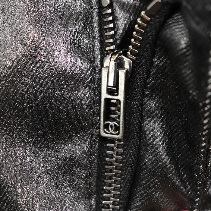 SALE【極美品】CHANEL シャネル メタリックデニムパンツ サイズ 34