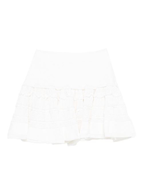 ALAÏA ウールフリルスカート 送料無料
