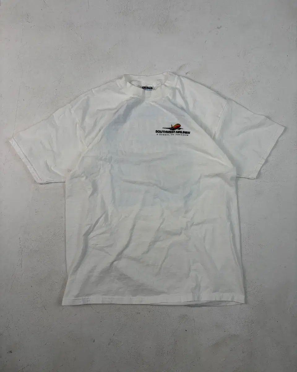 00年代 サウスウエスト航空 Tシャツ (ホワイト)
