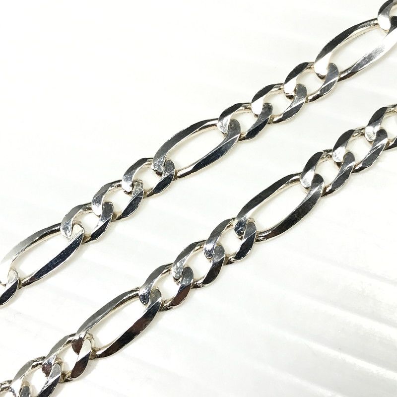 中古品】 USED SV925 FIGARO CHAIN NECKLACE フィガロ チェーン