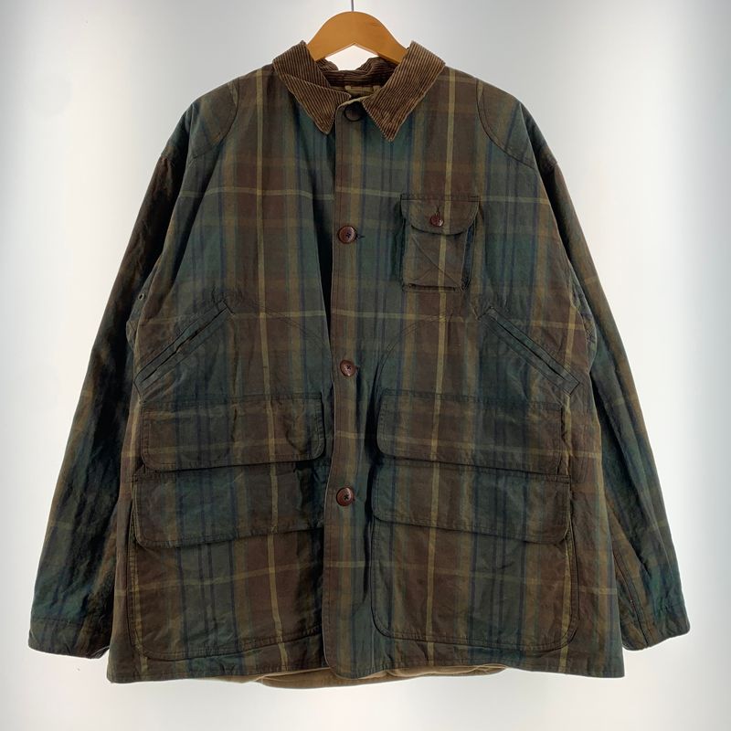 【現状渡し品】 POLO RALPH LAUREN ポロラルフローレン 90's OILD HUNTING JACKET 90年代 オイルド ハンティングジャケット アウター ワークジャケット 【147-260627-ko-18-tei】