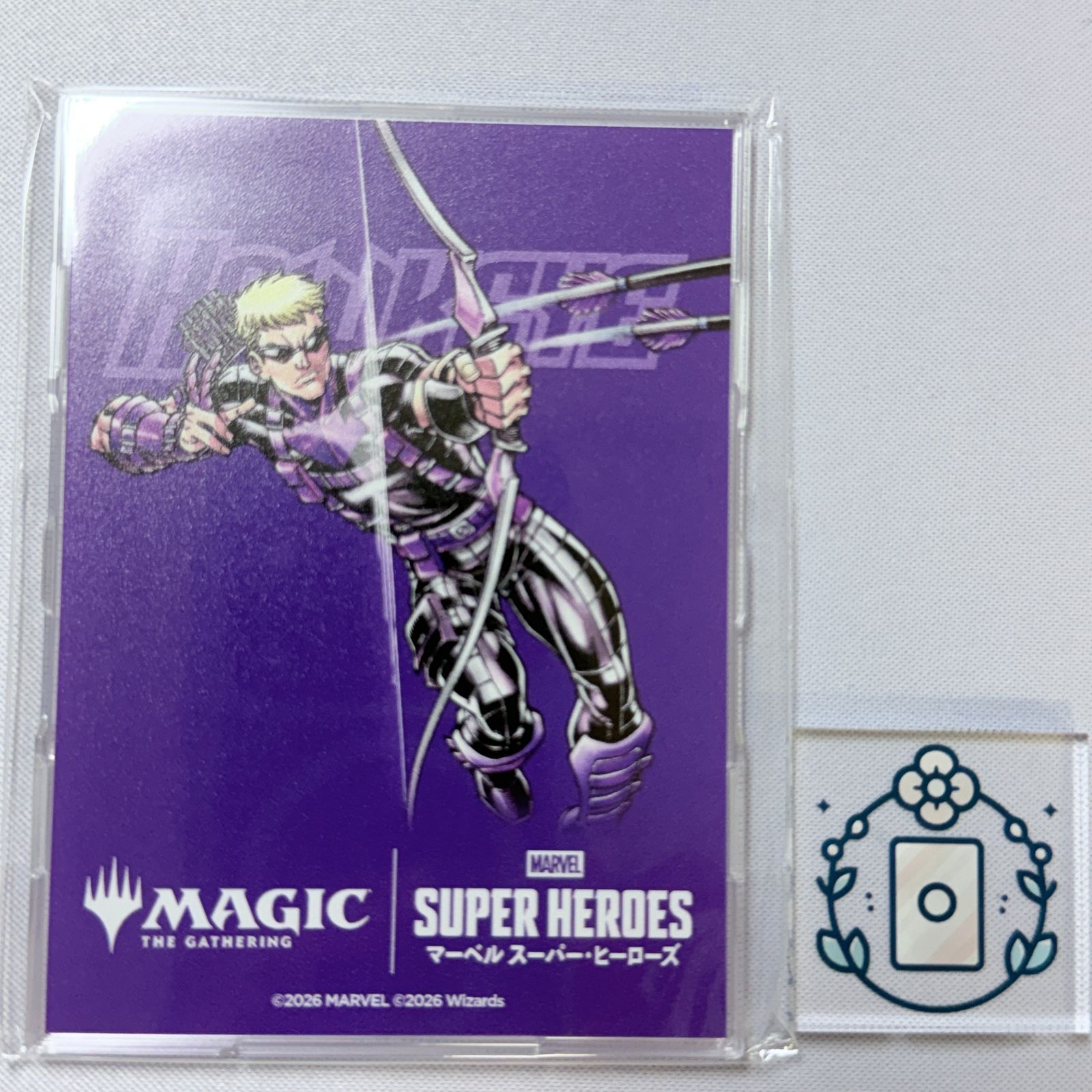 MTG MARVEL コマンダープロテクター 世界100枚限定 ホークアイ MTG【JP】ホークアイ（コマンダー・プロテクターキャンペーン