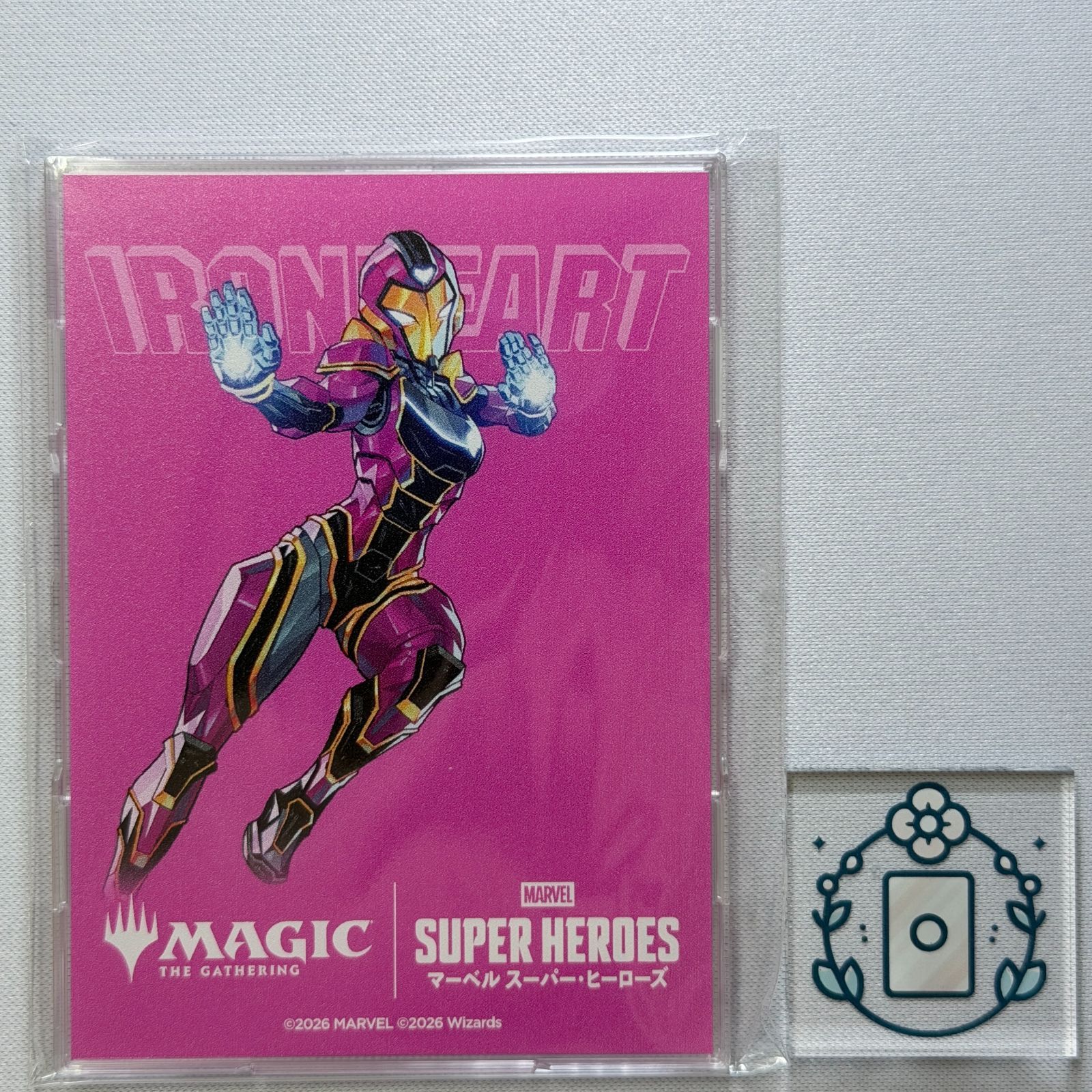 MTG【JP】【メタリック】アイアンハート（コマンダー・プロテクターキャンペーン　ヒーローズ&ヴィランズver　マーベル　スーパーヒーローズ）MARVEL　ローダー【1枚】