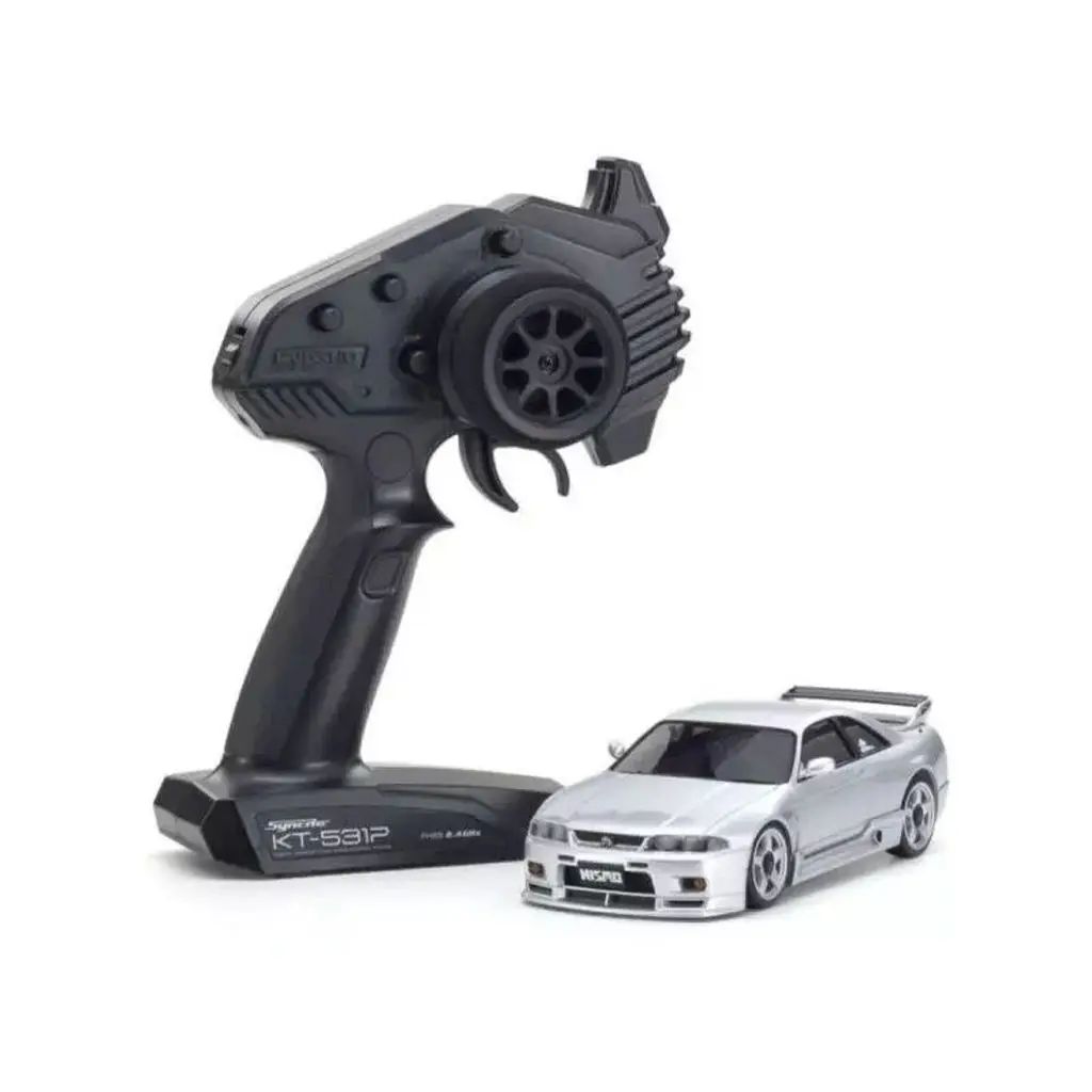 【新品】ラジコン 日産 スカイライン GT-R ニスモ (R33) シルバー 「ミニッツAWDシリーズ」 2.4GHz仕様 [32659S]