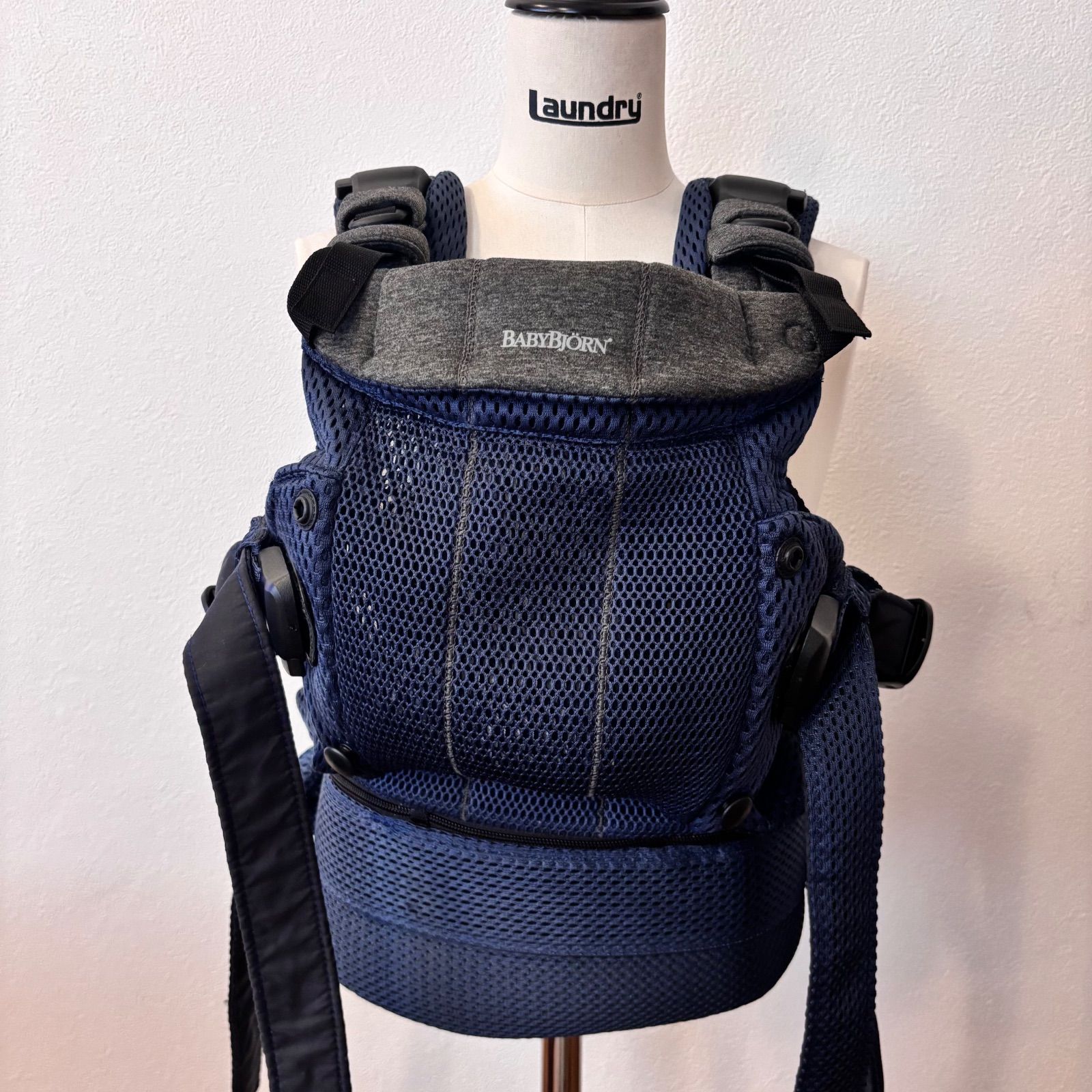 美品＊ベビービョルン ハーモニー BABYBJORN 抱っこ紐 ネイビーブルー