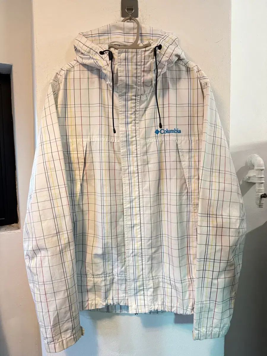 Columbia CHECK フーディー ウィンドブレーカー L