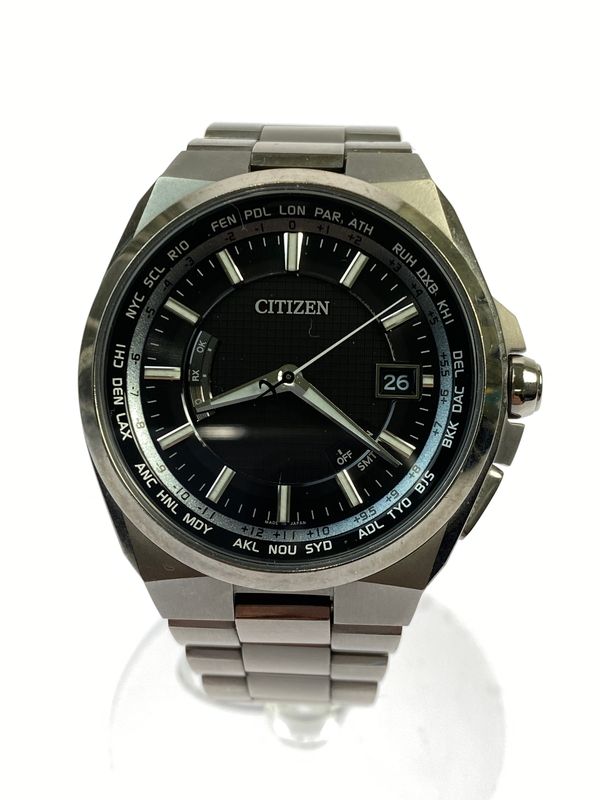 【中古品】 CITIZEN シチズン アテッサエコドライブ アナログ ソーラー腕時計 H145-TO18548メンズ ウォッチ 【197-260627-hu-08-min】