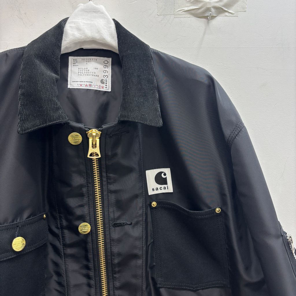 sacai × Carhartt WIP サカイ × カーハート 26SS Nylon Twill × Duck