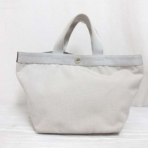 エルベシャプリエ Herve Chapelier キャンバス トート ハンド バッグ グレー