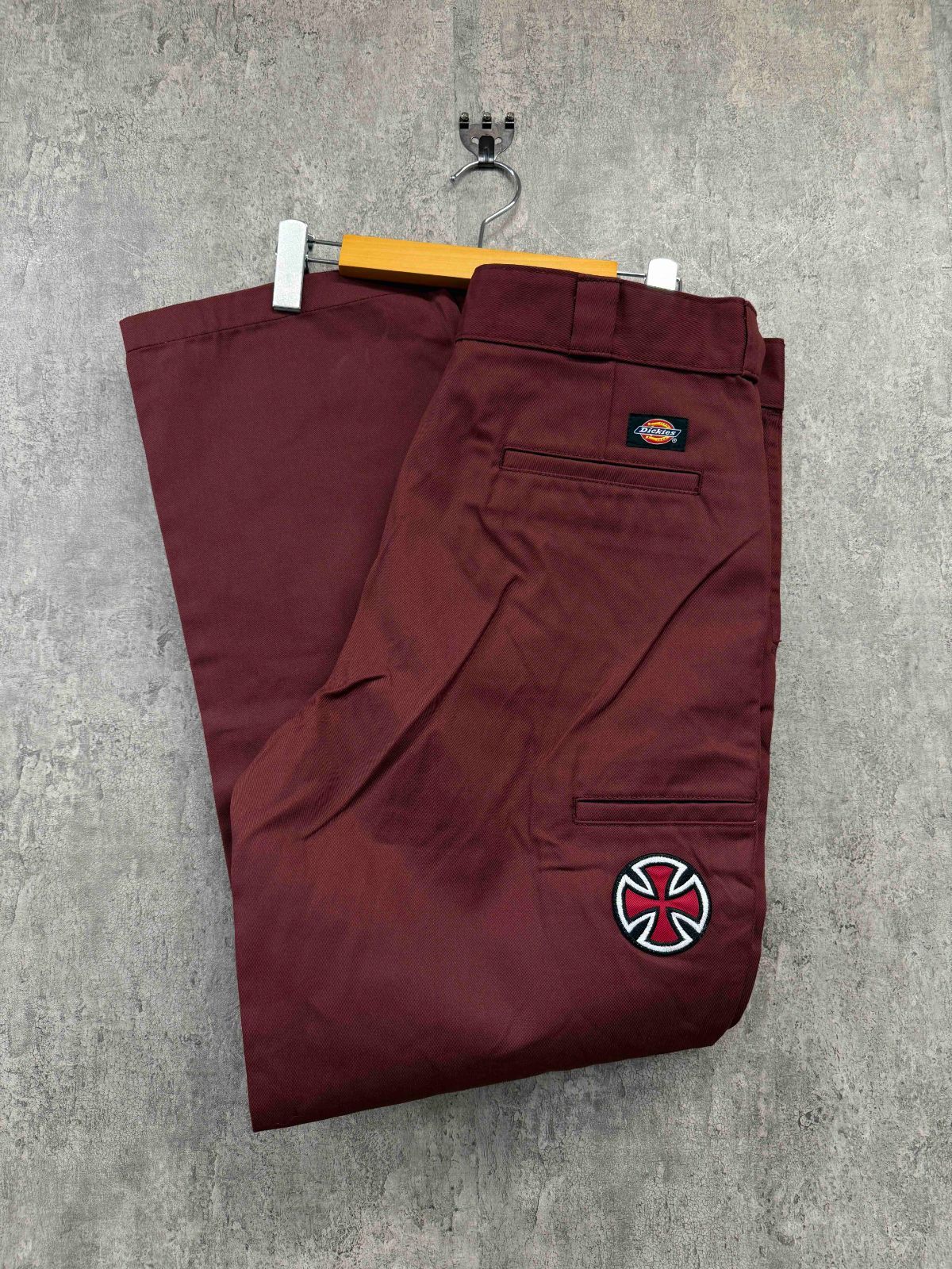 <未使用NOS>Dickies/ディッキーズ × Independent/インデペンデント アイアンクロス ワークパンツ 874