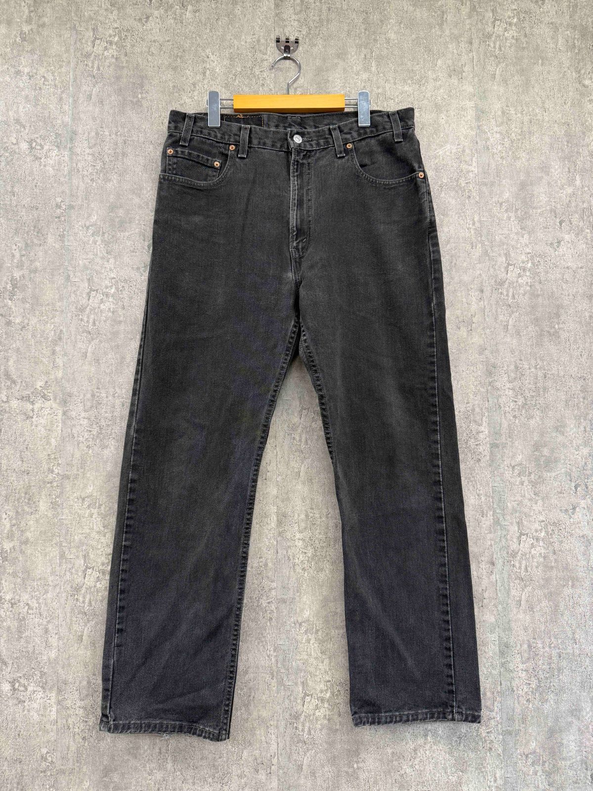 90s 90年製 Levi´s/リーバイス505 デニムパンツ サルファブラック 後