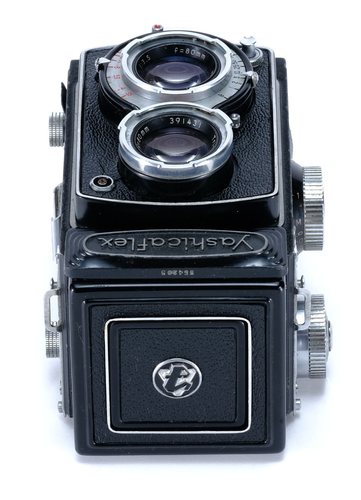 ［動作確認+ケース付き］ヤシカ YashicaFlex Model C Yashica ヤシカ Yashicaflex C型 ボディ + Yashikor 80mm F3.5 #Y0157