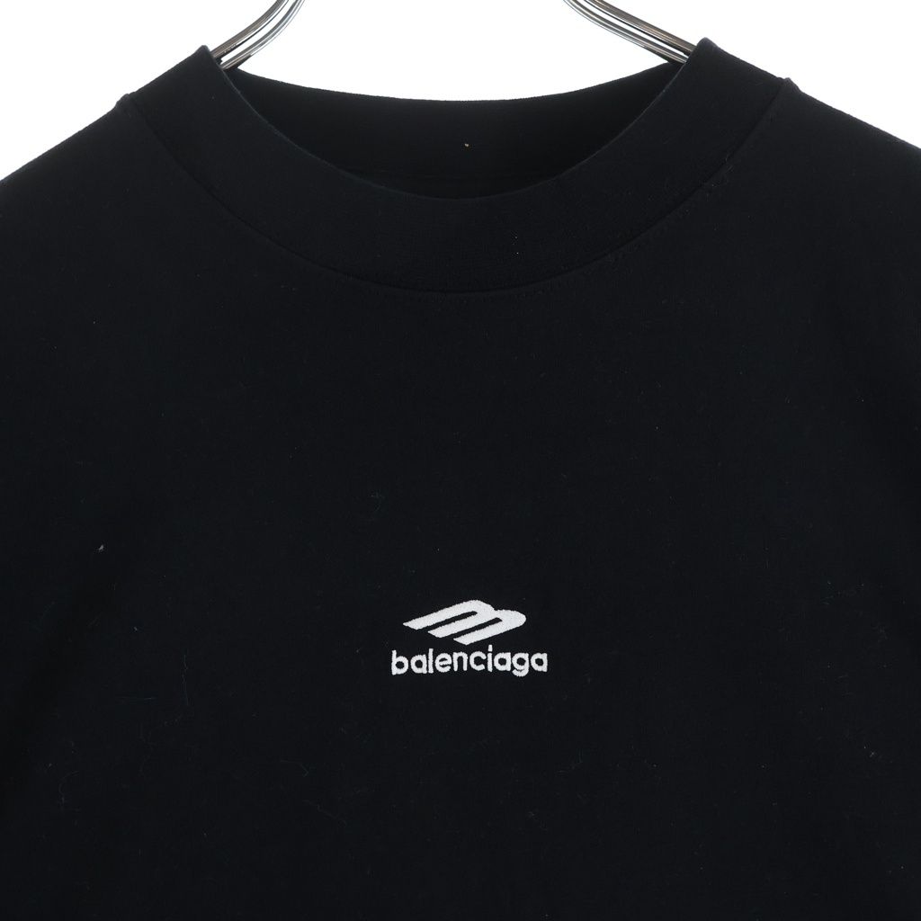 BALENCIAGA (バレンシアガ) SKI ロゴプリント クルーネック 半袖シャツ