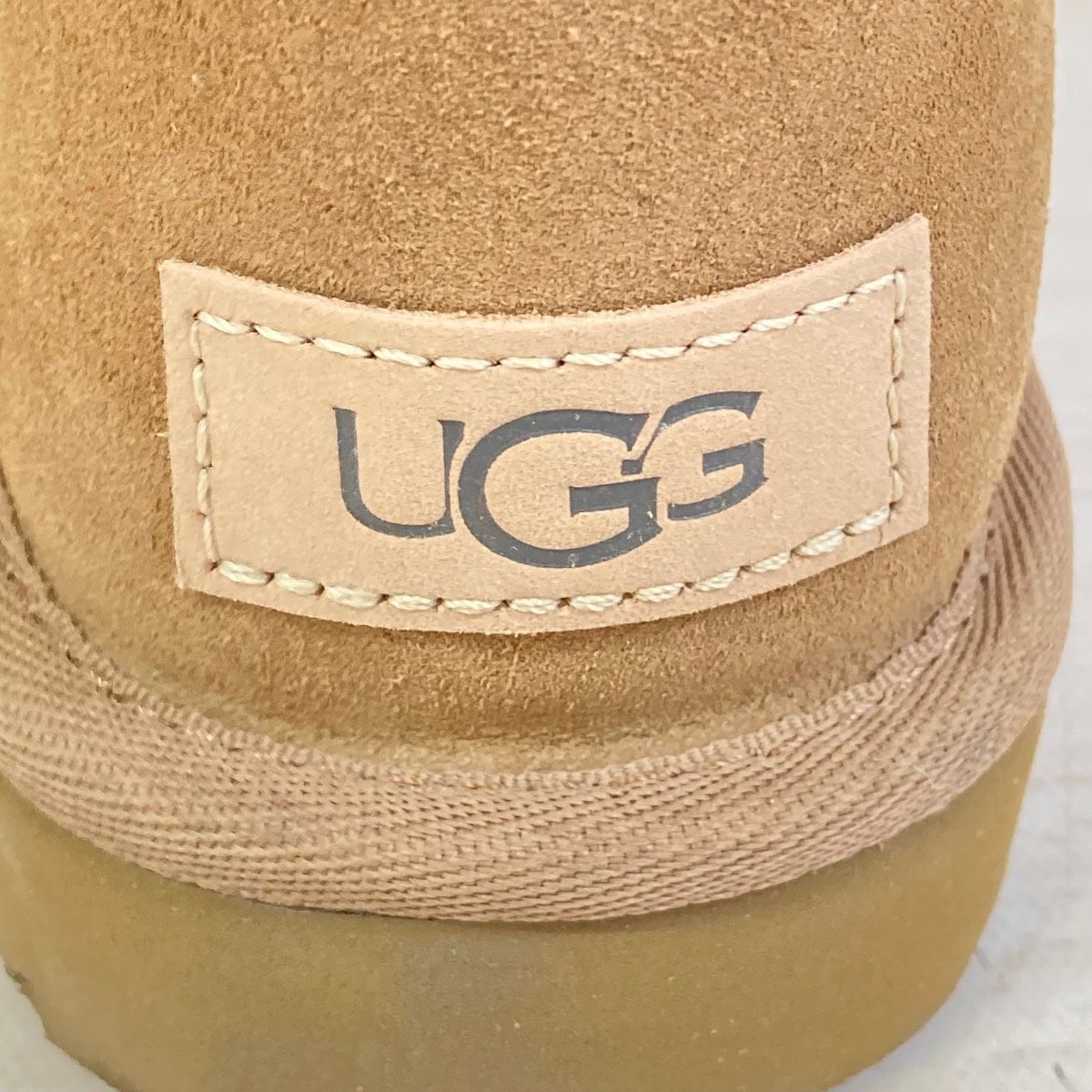 美品 UGG/アグ ムートンブーツ 22cm キャメル 1016222 クラシックミニ