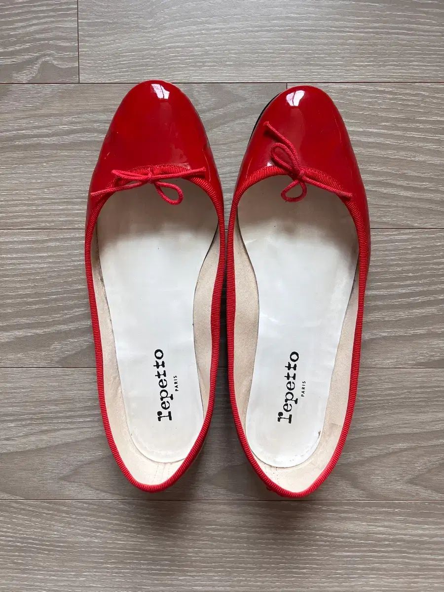 Repetto サンドリヨン フラットシューズ レッド