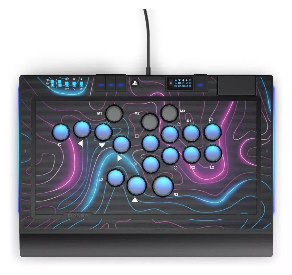 【中古】PS5ハード Qanba Sapphire アーケード コントローラー S1