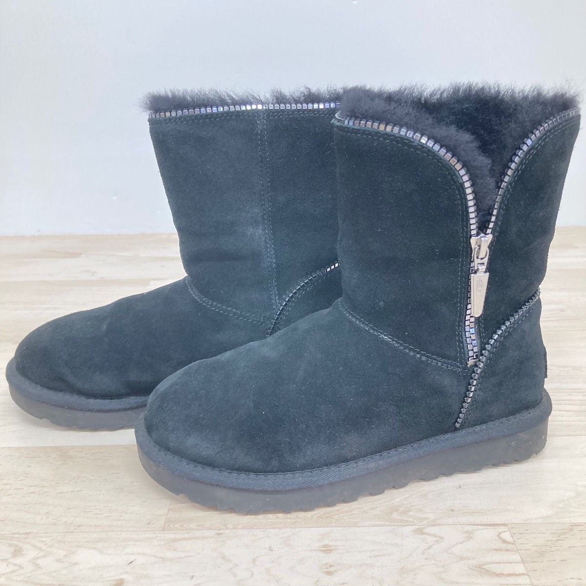 UGG ムートンブーツ ブラック USA5/EU36(22cm相当) S/N 101 レディース 