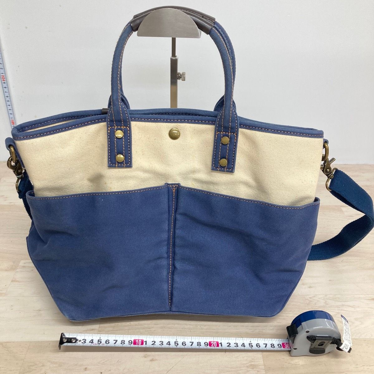 U.S. POLO ASSN. 2way トートバッグ/ショルダーバッグ キャンバス 