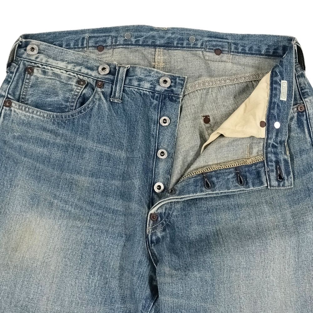 A.PRESSE アプレッセ AP-4008 No.2 Washed Denim Pants 加工 デニム
