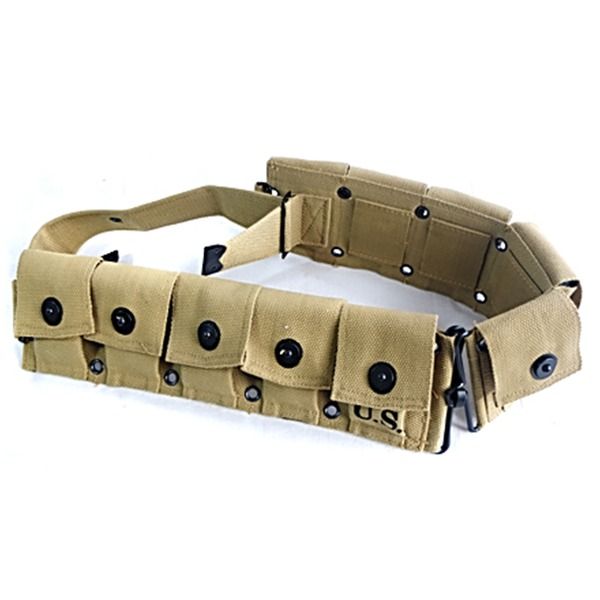 アメリカ軍 M1923 ガーランド ベルト カーキ 綿100％ 米軍 レプリカ ミリタリーグッズ ミリタリーウェア 軍モノ アーミー メンズ アウトドア サバゲー