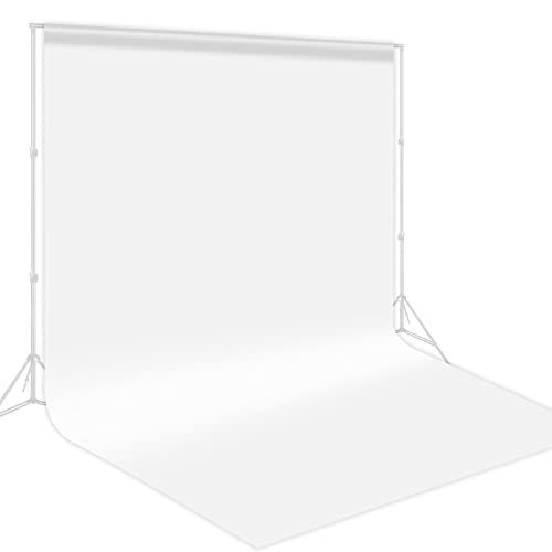 【新品】FotoFoto 背景布 白布 3m x 6m 撮影 布 白 厚地 背景 布 白 大きい 白い背景 背景シート 無地 反射面と無反射面があり 白い布 バックペーパー スクリーンシート プロ ホール対応 バック紙 洗濯可 撮影背景 ビデ cc521688