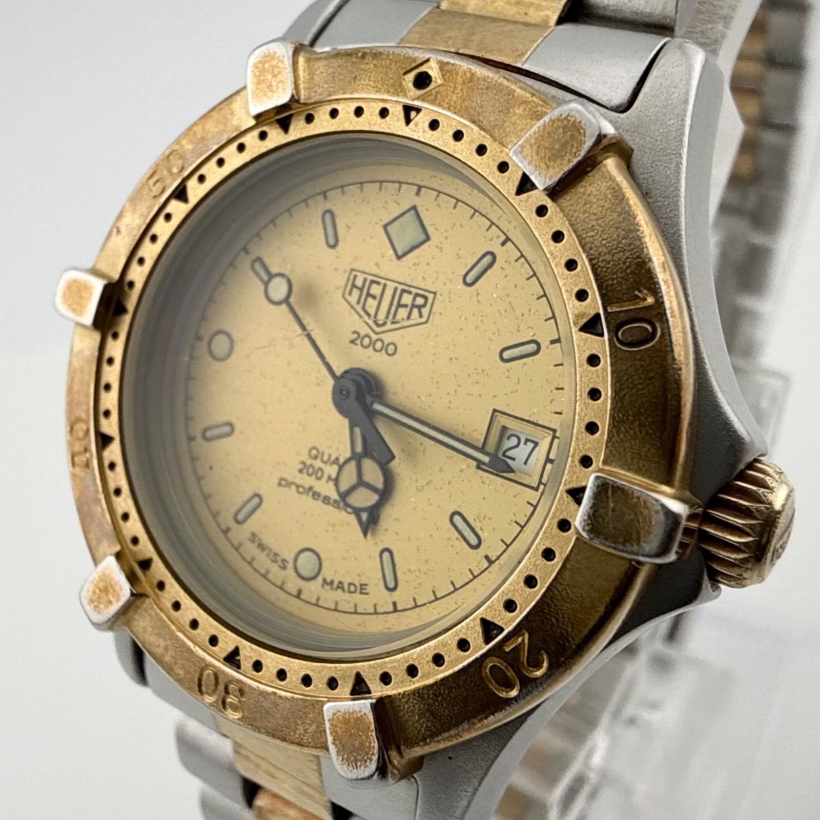 TAG HEUER 964.008 タグホイヤー プロフェッショナル　レディース　腕時計 クォーツ 稼働品 電池交換済み 【T47】