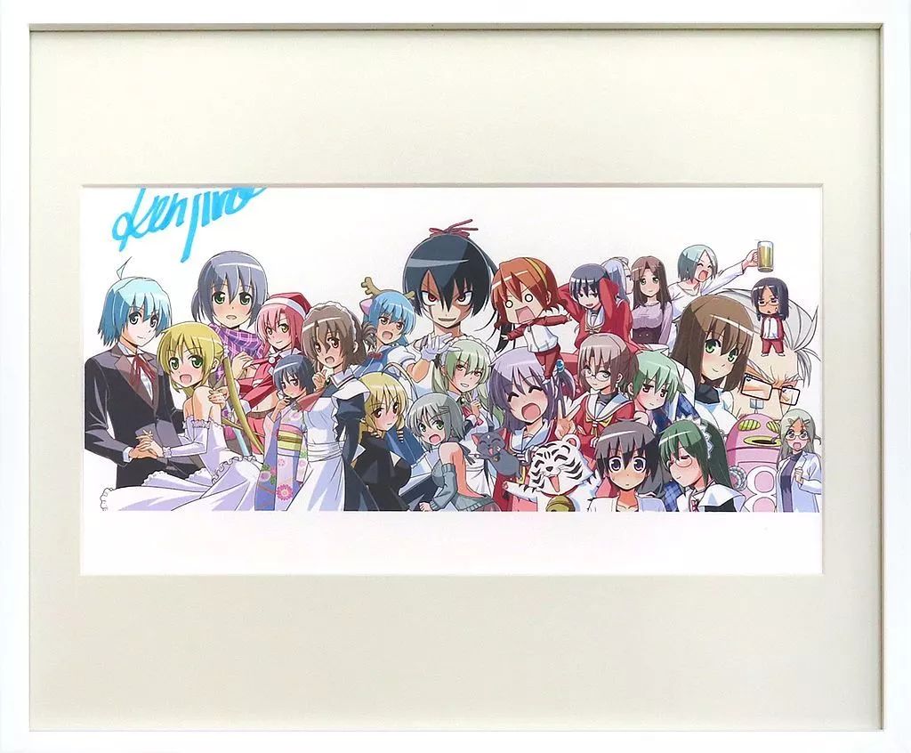 【中古】原画イラストボード 付属品付)ハヤテのごとく 畑健二郎展複製原画