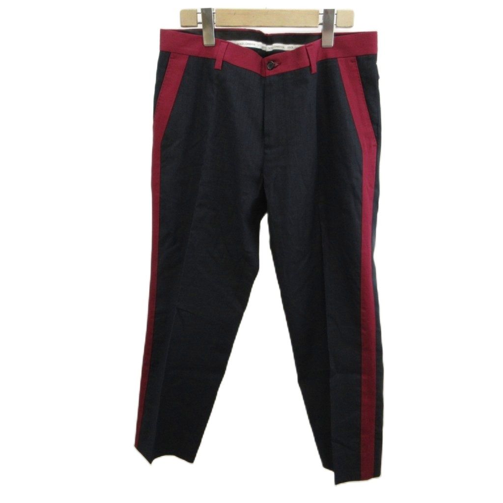 DOLCE&GABBANA ストライプ クラシックパンツ スラックス　48 ドルチェ&ガッバーナ ドルガバ DOLCE&GABBANA パンツ スラックス