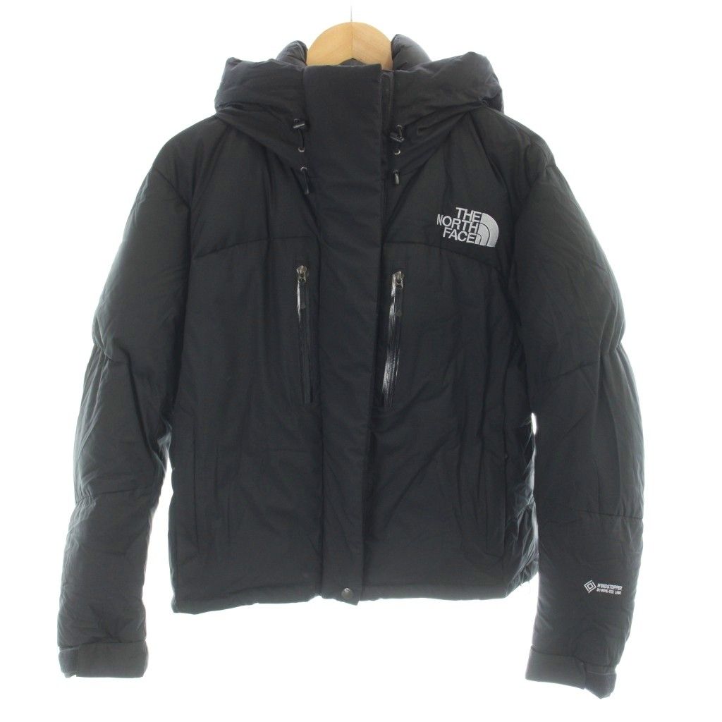 ザノースフェイス THE NORTH FACE NDW92450 ショートバルトロライトジャケット ダウン 長袖 ジップアップ フード ロゴ M 黒 ブラック ■GY18 /MQ