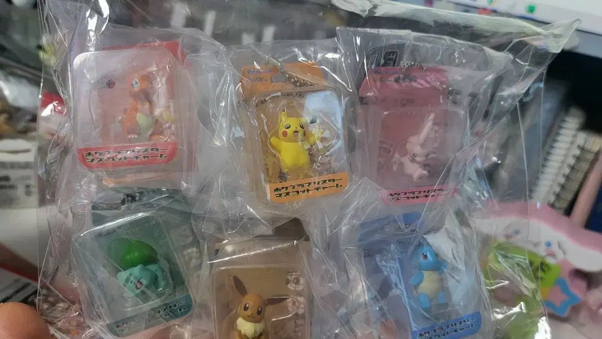 ポケットモンスター マスコット フィギュア ガチャ 6種 セット