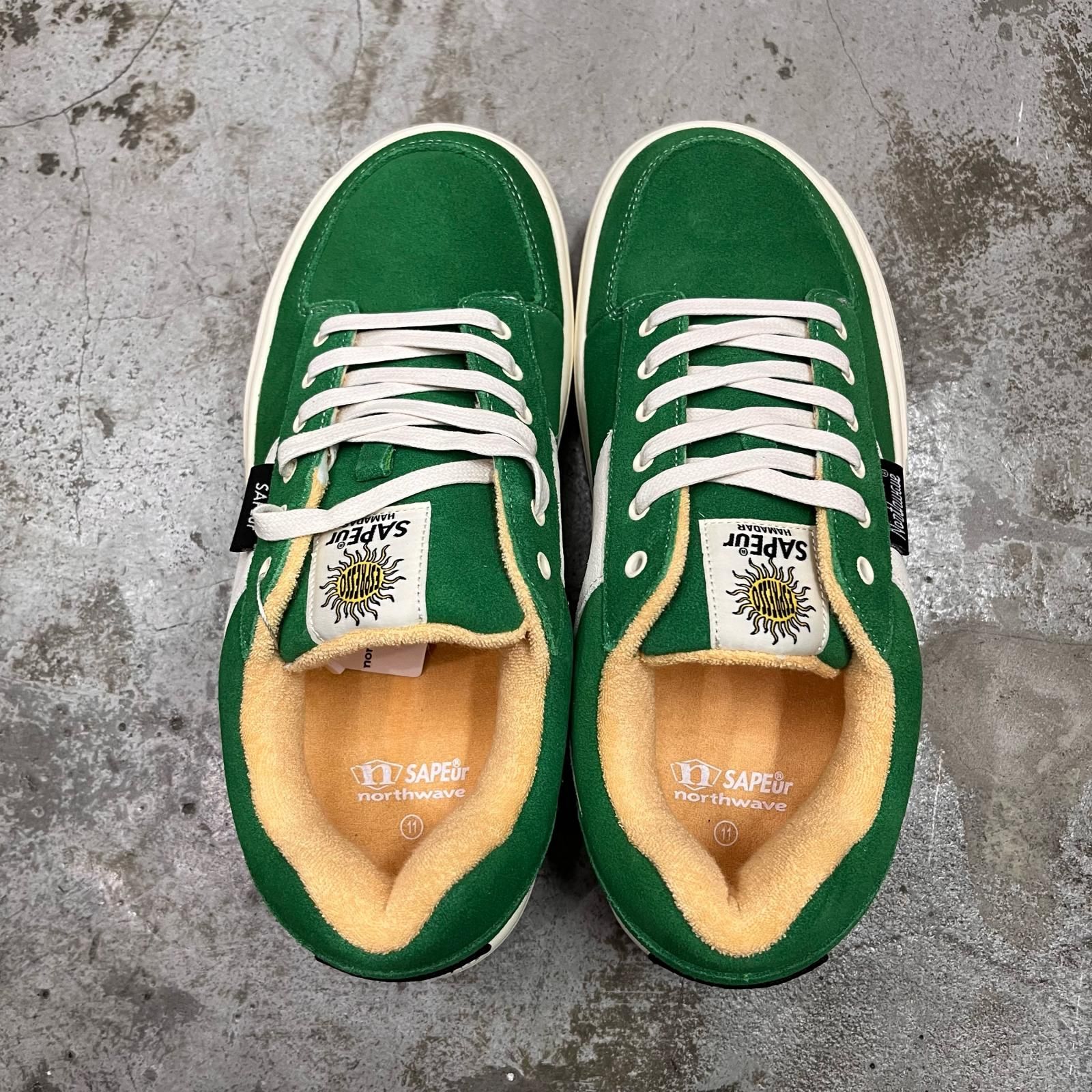 SAPEUR Espresso Legend Suede 42 グリーン 未使用 SAPEur × northwave Espresso Legend Suede 浜田雅功 サプール