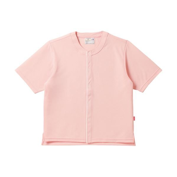 トンボ 半袖シャツエコ・メッシュ防縮ニット オレンジピンク Sサイズ CR837-13-S 1着 Tシャツ カジュアル 通勤 普段使い