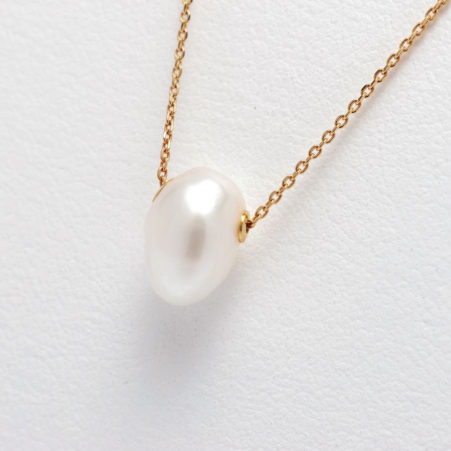 タサキ / TASAKI　ネックレス　K18YG　バロック淡水パール　～43.5 cm 【中古】