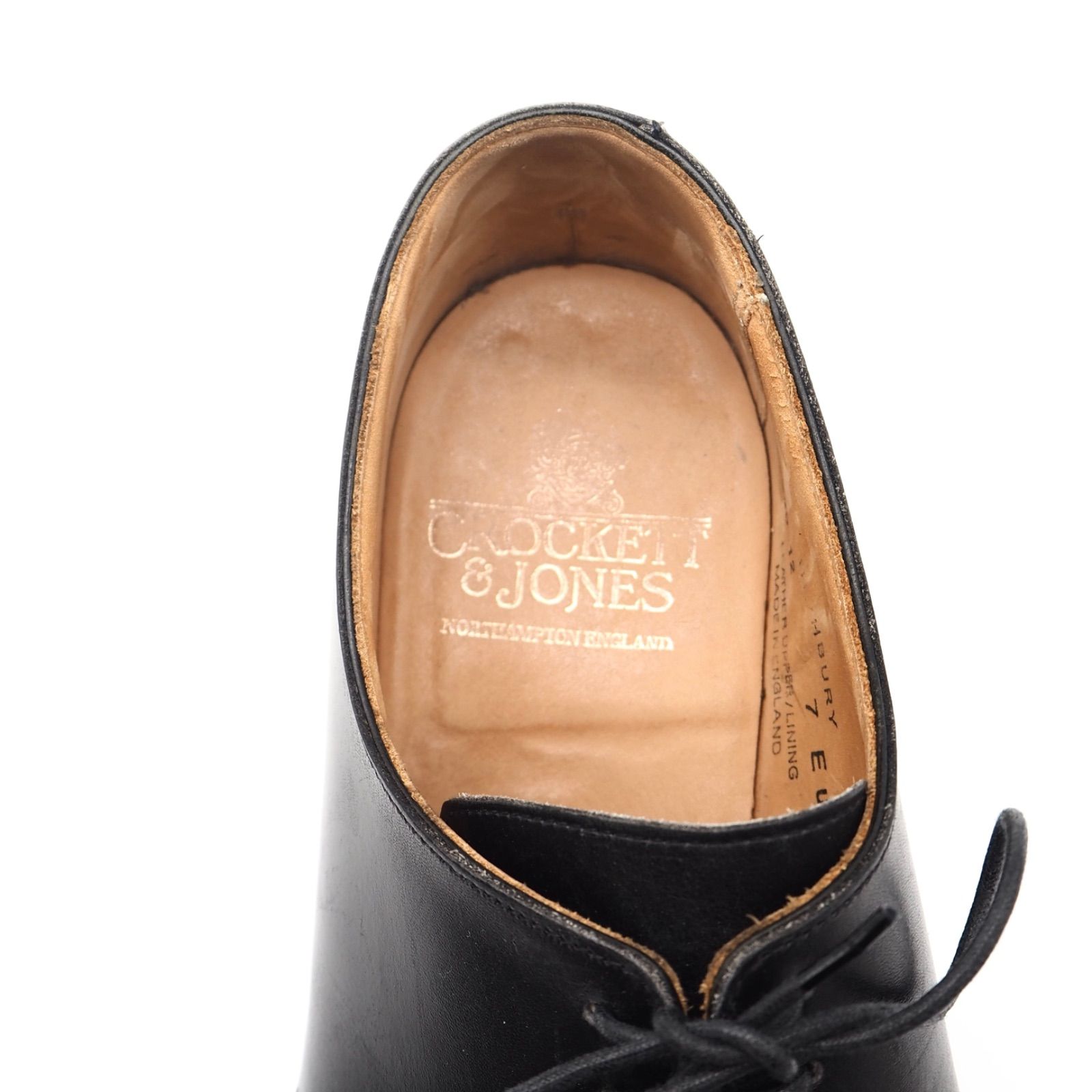Crockett&Jones プレーントゥ ハイバリー レザー ブラック クロケット&ジョーンズ