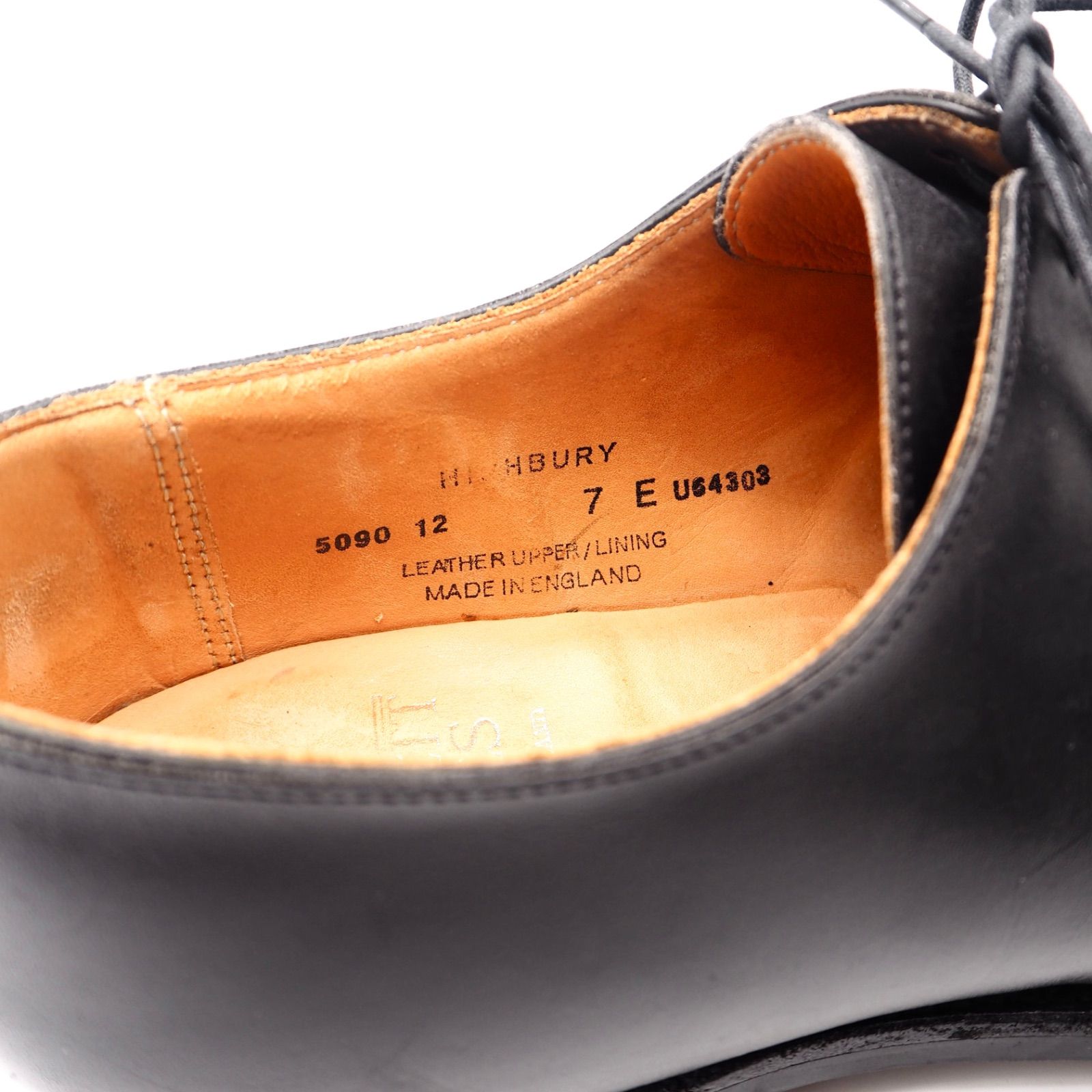 Crockett&Jones プレーントゥ ハイバリー レザー ブラック クロケット&ジョーンズ