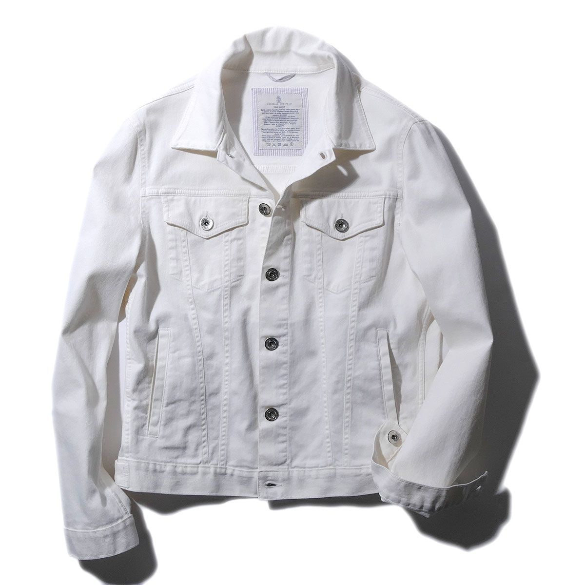 ブルネロクチネリ デニムジャケット M277P6900_T277P_C7210 BRUNELLO CUCINELLI イタリア製 4ポケットブルゾン メンズ ブランド Gジャン