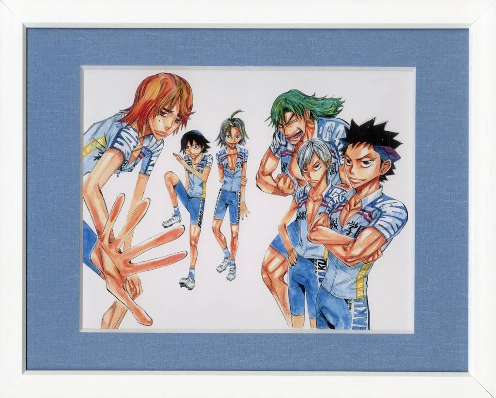 【中古】原画イラストボード 付属品付)弱虫ペダル 選べる複製原画【箱根学園】