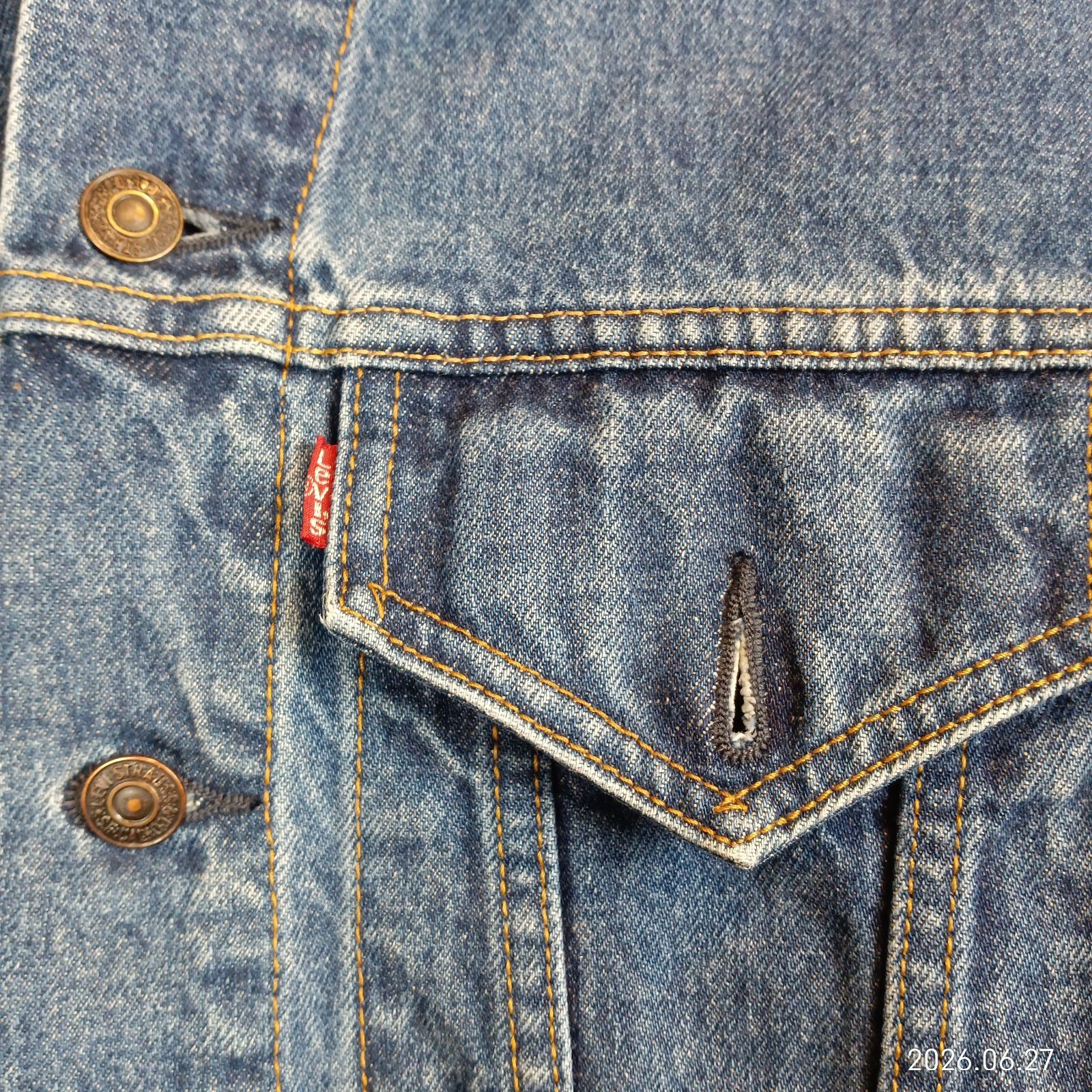 Levi's 70505 デニムジャケット Gジャン - メルカリ