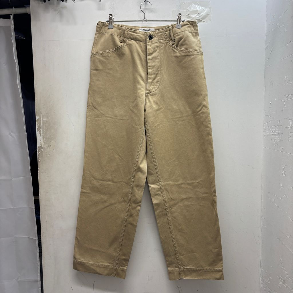 HUMAN MADE ヒューマンメイド CROP CHINO チノパンツ ベージュ size:S