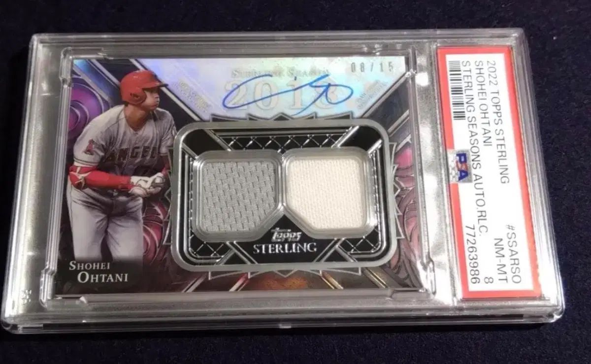 2022 Topps Sterling 大谷 翔平 直筆サインジャージカード