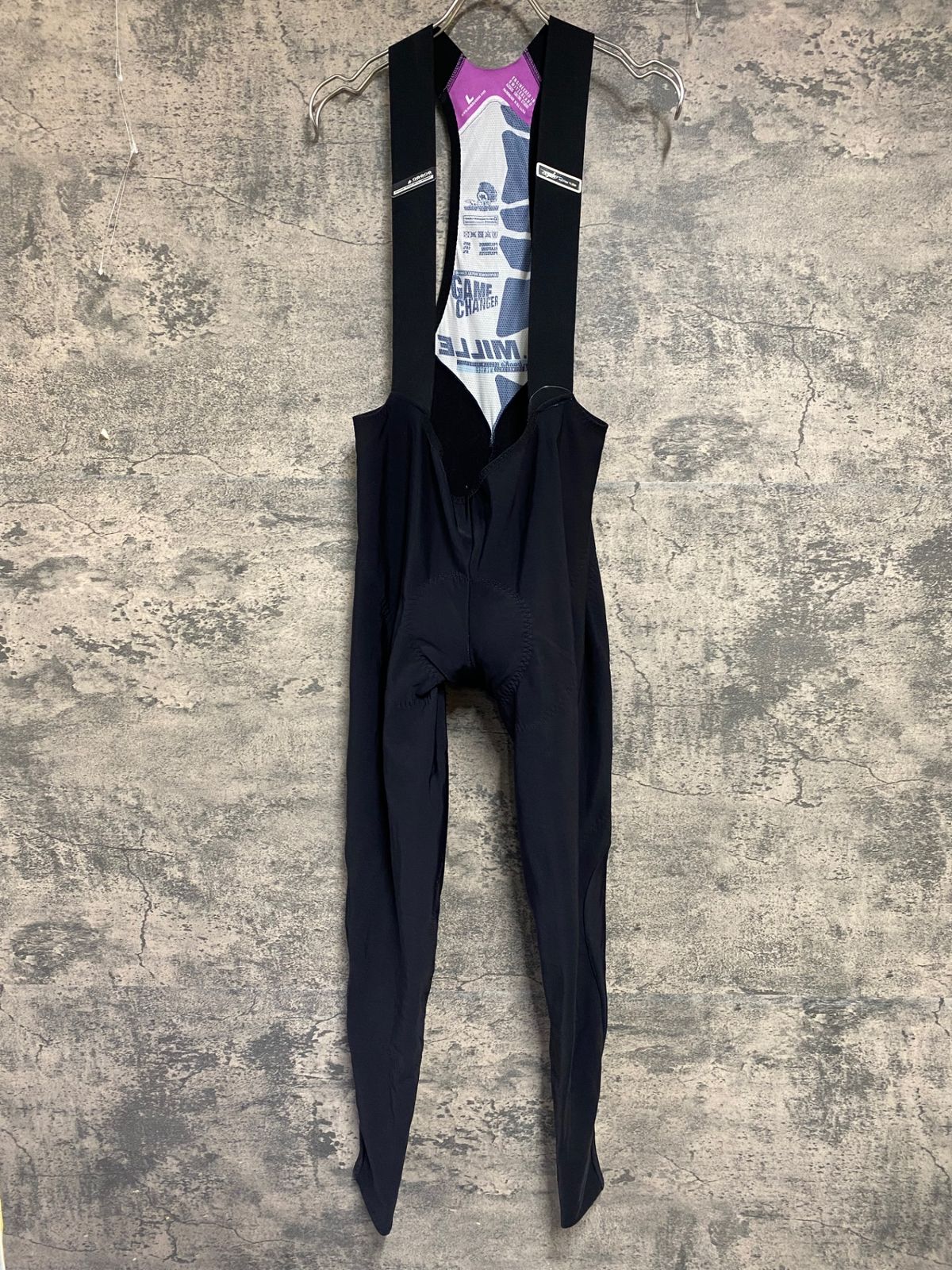 KH639 アソス ASSOS LL.bonkaTights Mille S7 ビブタイツ 黒 L 裏起毛