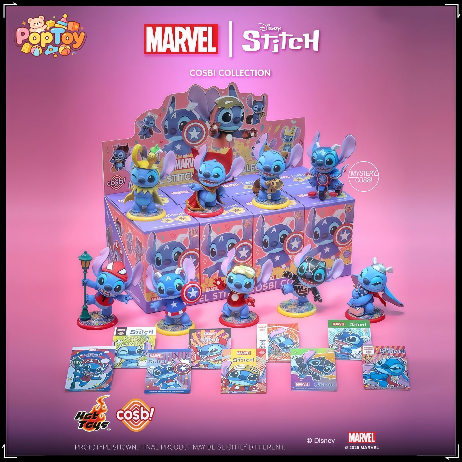 HOTTOYS COSBI コスビ スティッチ マーベル コラボ フィギュア 1個入り