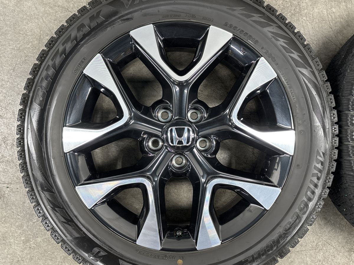 美品】ホンダ ZR-V 純正 18in 7J +50 PCD114.3 ブリヂストン